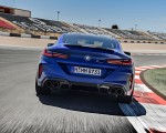 2020 BMW M8 Competition Coupe (Color: Frozen Marina Bay Blue) Rear Wallpapers 150x120
