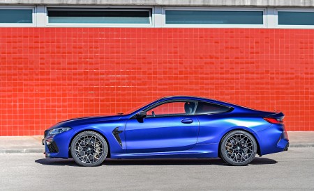 2020 BMW M8 Competition Coupe (Color: Frozen Marina Bay Blue) Side Wallpapers 450x275 (182)