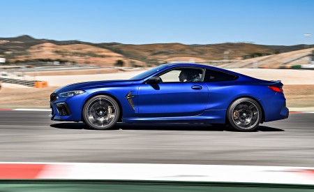 2020 BMW M8 Competition Coupe (Color: Frozen Marina Bay Blue) Side Wallpapers 450x275 (133)