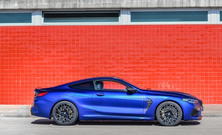 2020 BMW M8 Competition Coupe (Color: Frozen Marina Bay Blue) Side Wallpapers 450x275 (183)