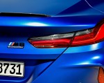 2020 BMW M8 Competition Coupe (Color: Frozen Marina Bay Blue) Tail Light Wallpapers 150x120