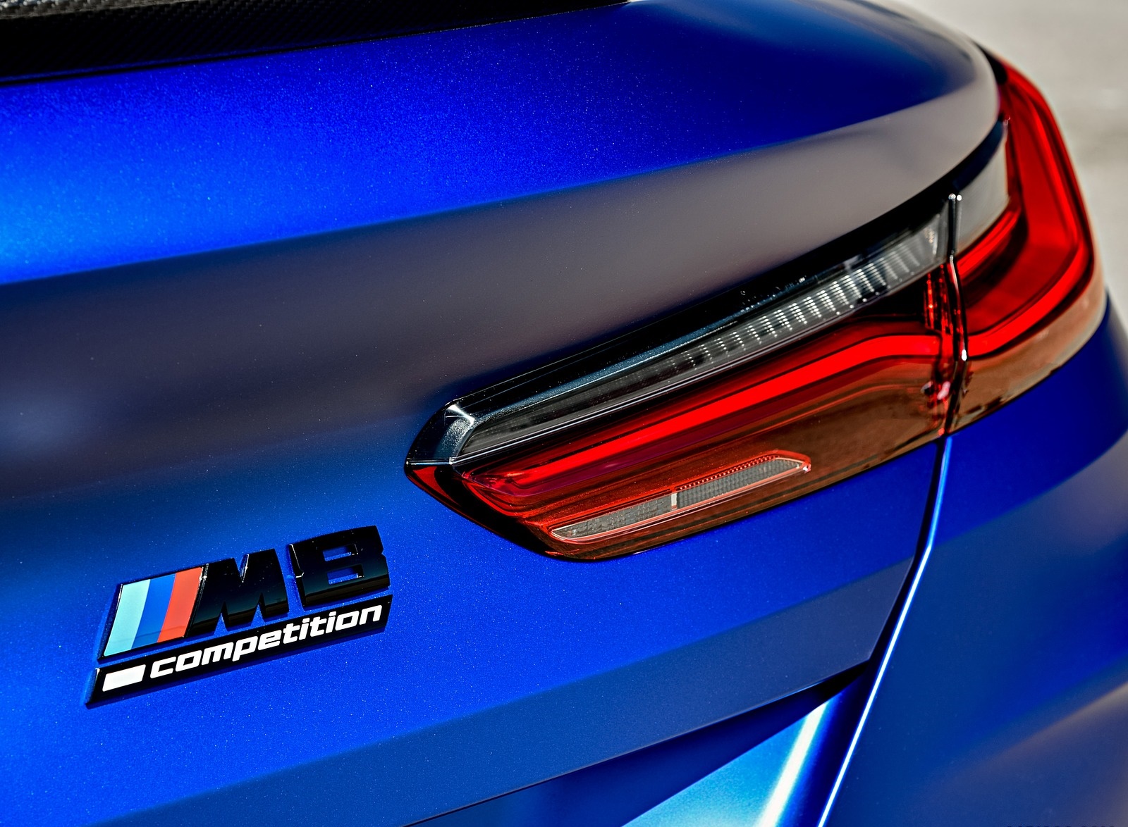 2020 BMW M8 Competition Coupe (Color: Frozen Marina Bay Blue) Tail Light Wallpapers #206 of 305