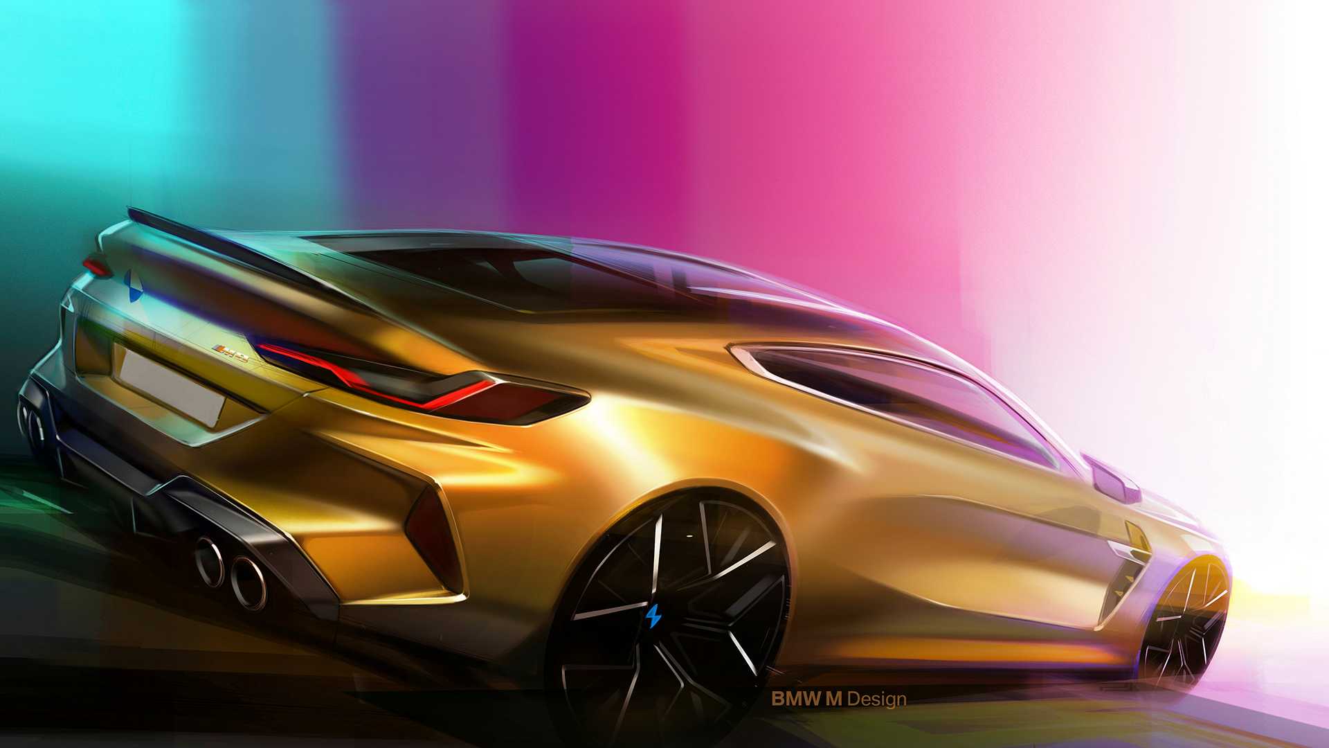 2020 BMW M8 Competition Coupe Design Sketch Wallpapers #302 of 305