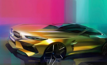 2020 BMW M8 Competition Coupe Design Sketch Wallpapers 450x275 (300)