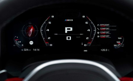 2020 BMW M8 Competition Coupe Digital Instrument Cluster Wallpapers 450x275 (289)