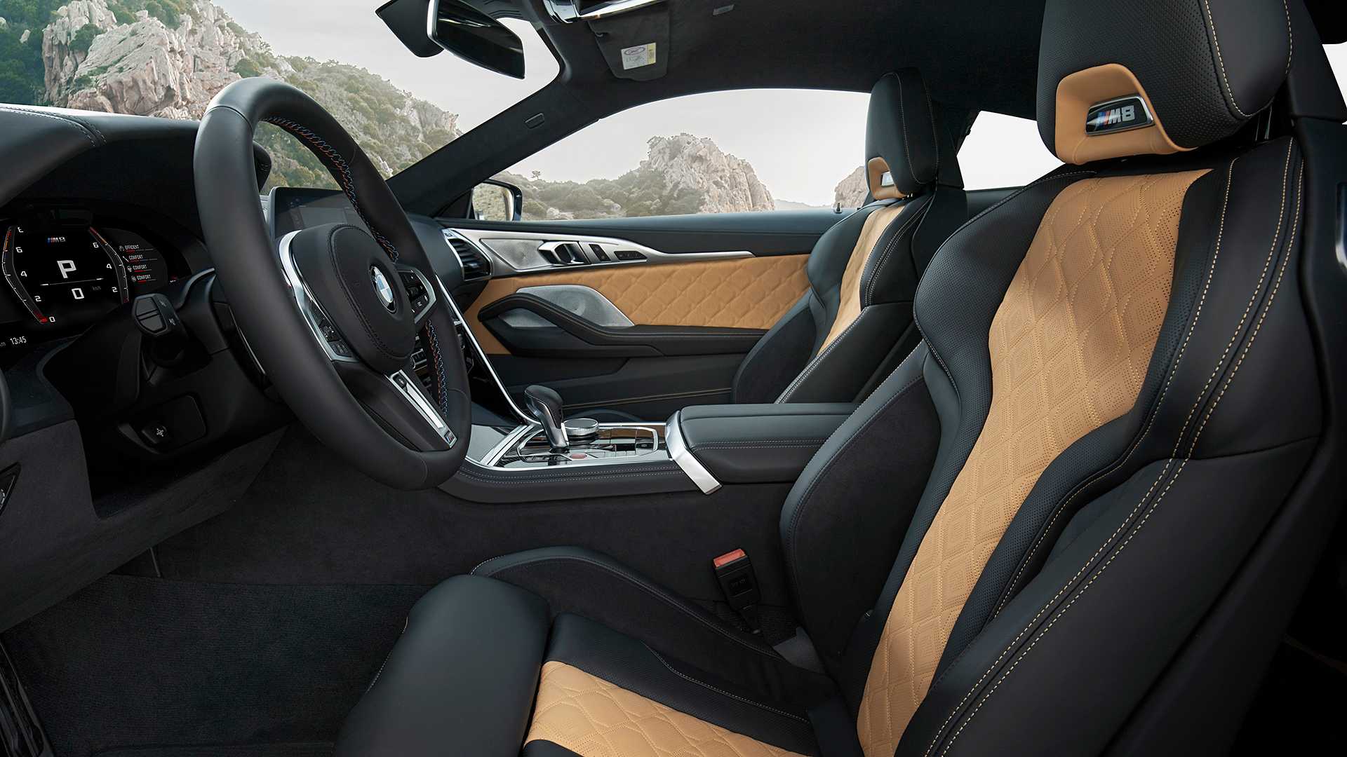 2020 BMW M8 Competition Coupe Interior Front Seats Wallpapers #284 of 305