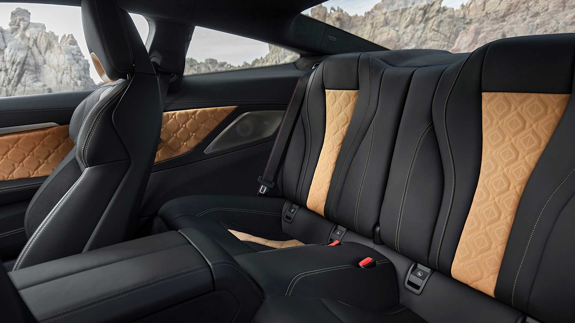 2020 BMW M8 Competition Coupe Interior Rear Seats Wallpapers #282 of 305