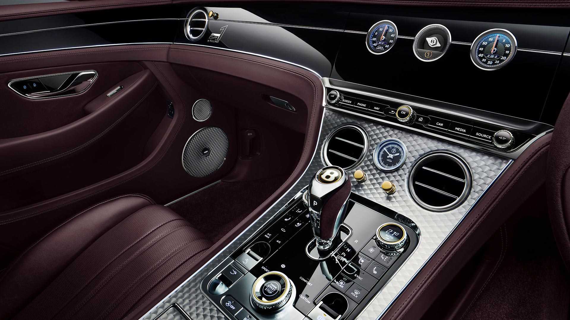 2020 Bentley Continental GT Convertible Number 1 Edition by Mulliner Interior Detail Wallpapers (9)