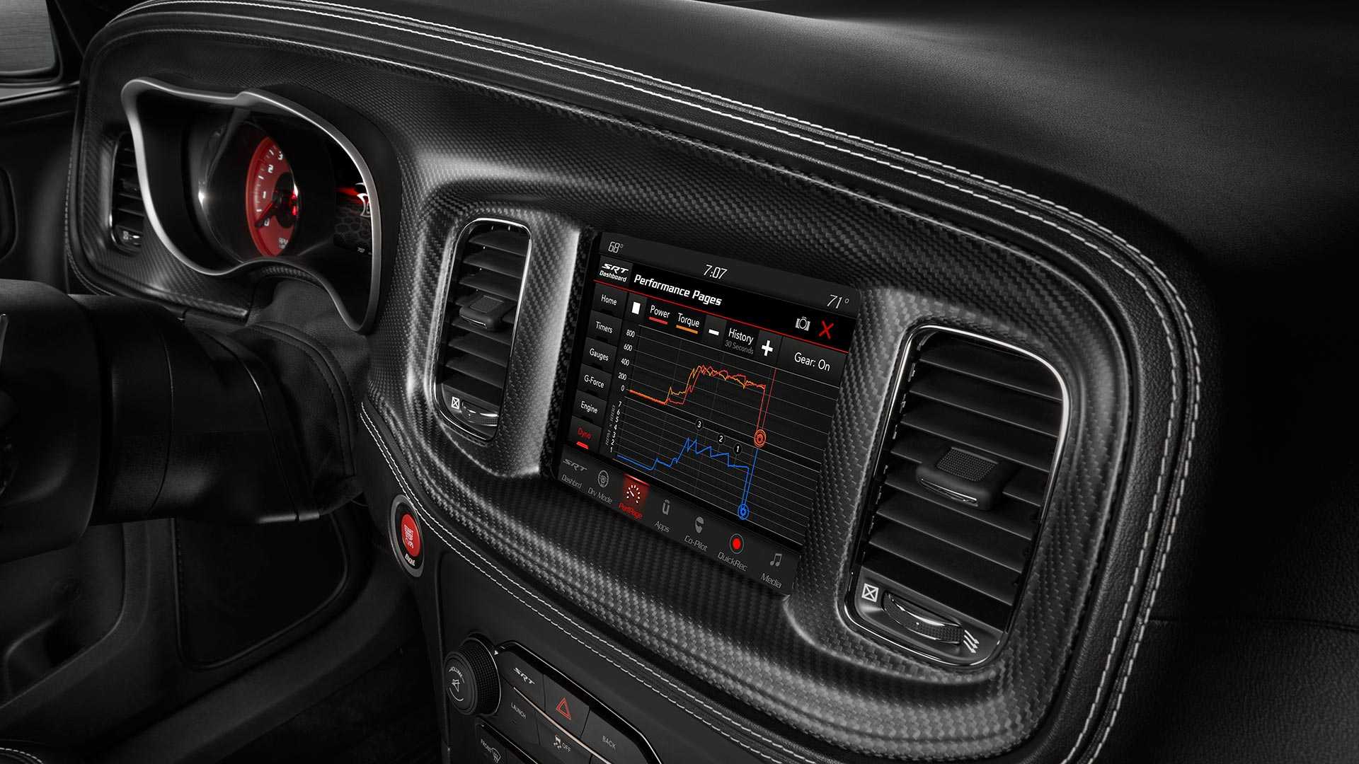 2020 Dodge Charger SRT Hellcat Widebody Central Console Wallpapers #181 of 183