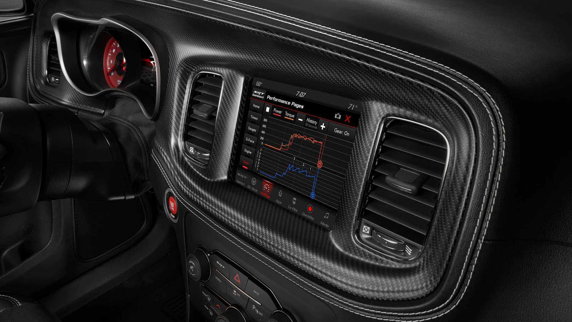 2020 Dodge Charger SRT Hellcat Widebody Central Console Wallpapers #96 of 183