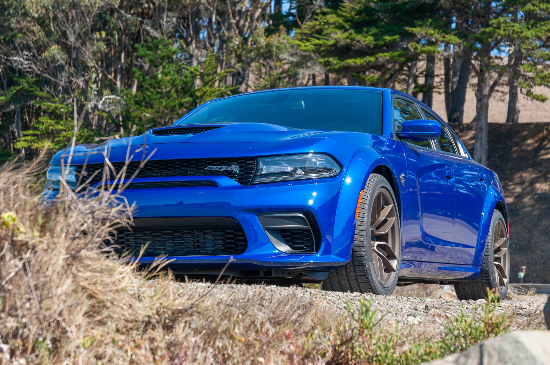 2020 Dodge Charger SRT Hellcat Widebody (Color: IndiGo Blue) Front Three-Quarter Wallpapers #55 of 183
