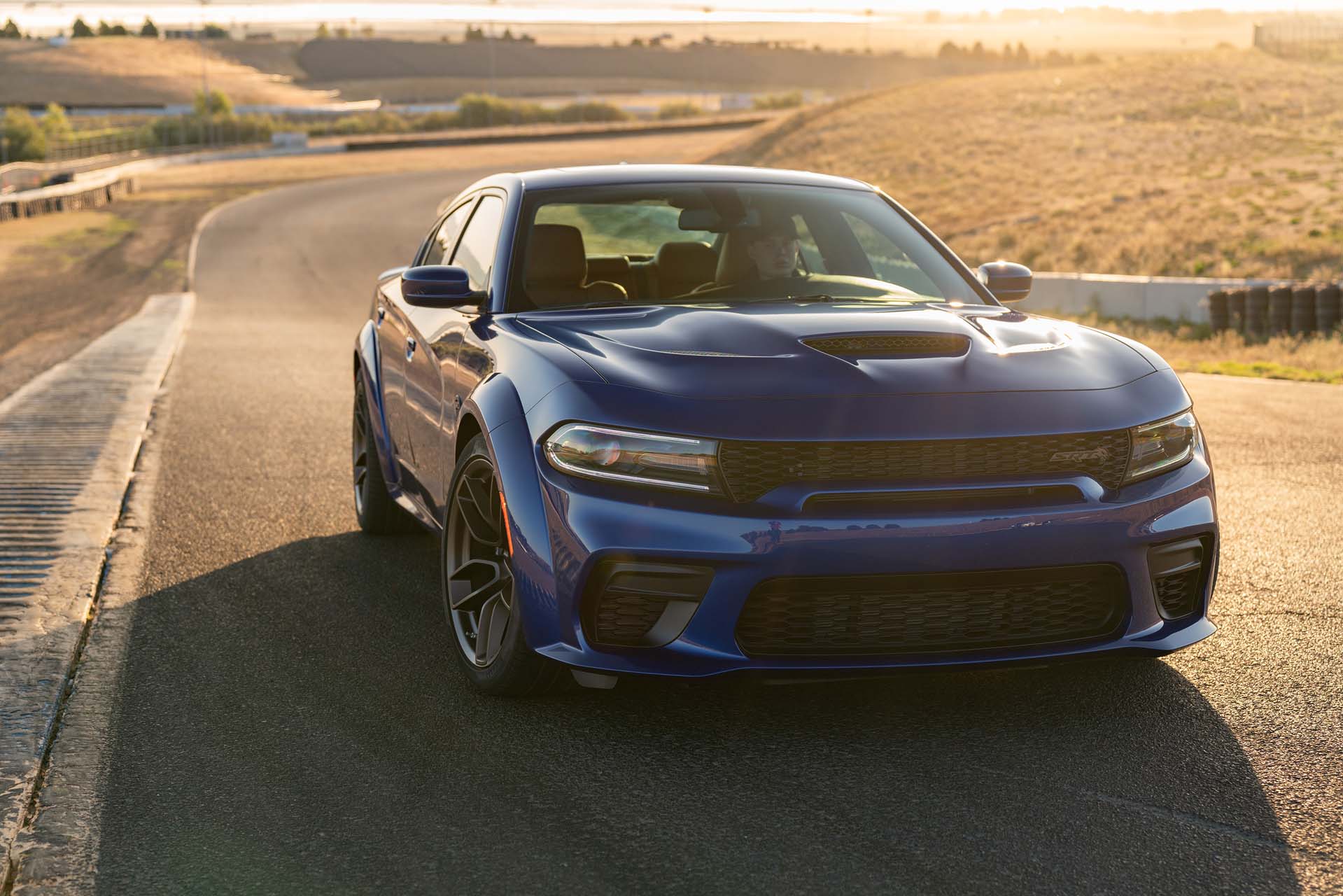 2020 Dodge Charger Srt Hellcat Widebody Color Indigo Blue Front Three Quarter Wallpapers 38 Newcarcars