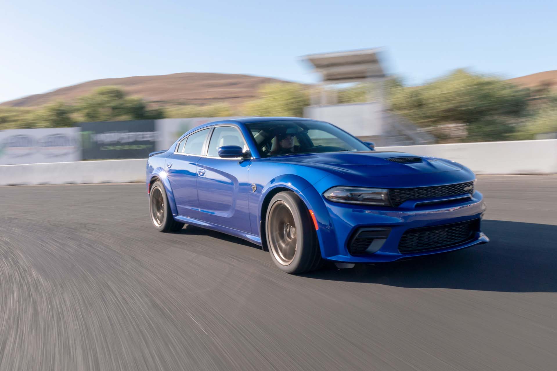 2020 Dodge Charger SRT Hellcat Widebody (Color: IndiGo Blue) Front Three-Quarter Wallpapers #28 of 183