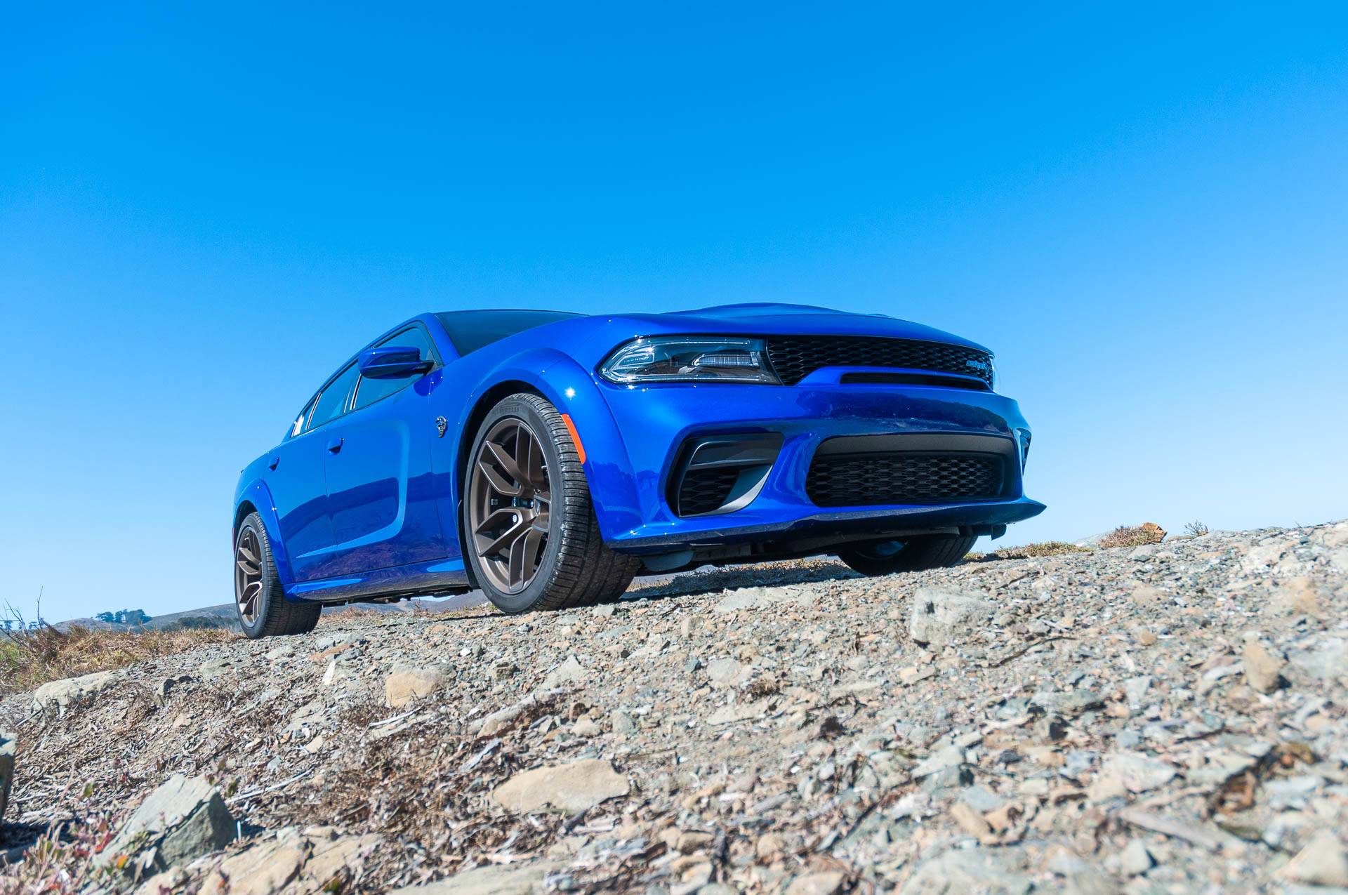 2020 Dodge Charger SRT Hellcat Widebody (Color: IndiGo Blue) Front Three-Quarter Wallpapers #58 of 183