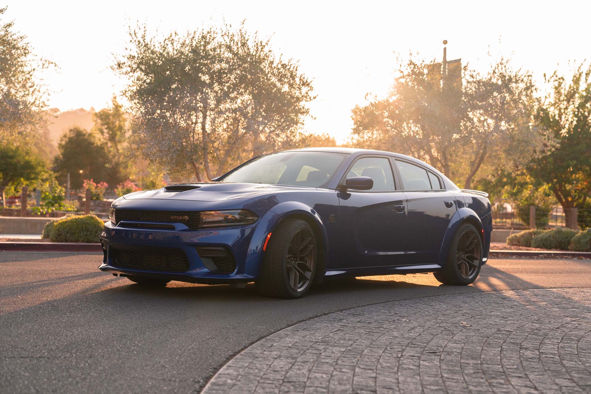 2020 Dodge Charger SRT Hellcat Widebody (Color: IndiGo Blue) Front Three-Quarter Wallpapers #39 of 183