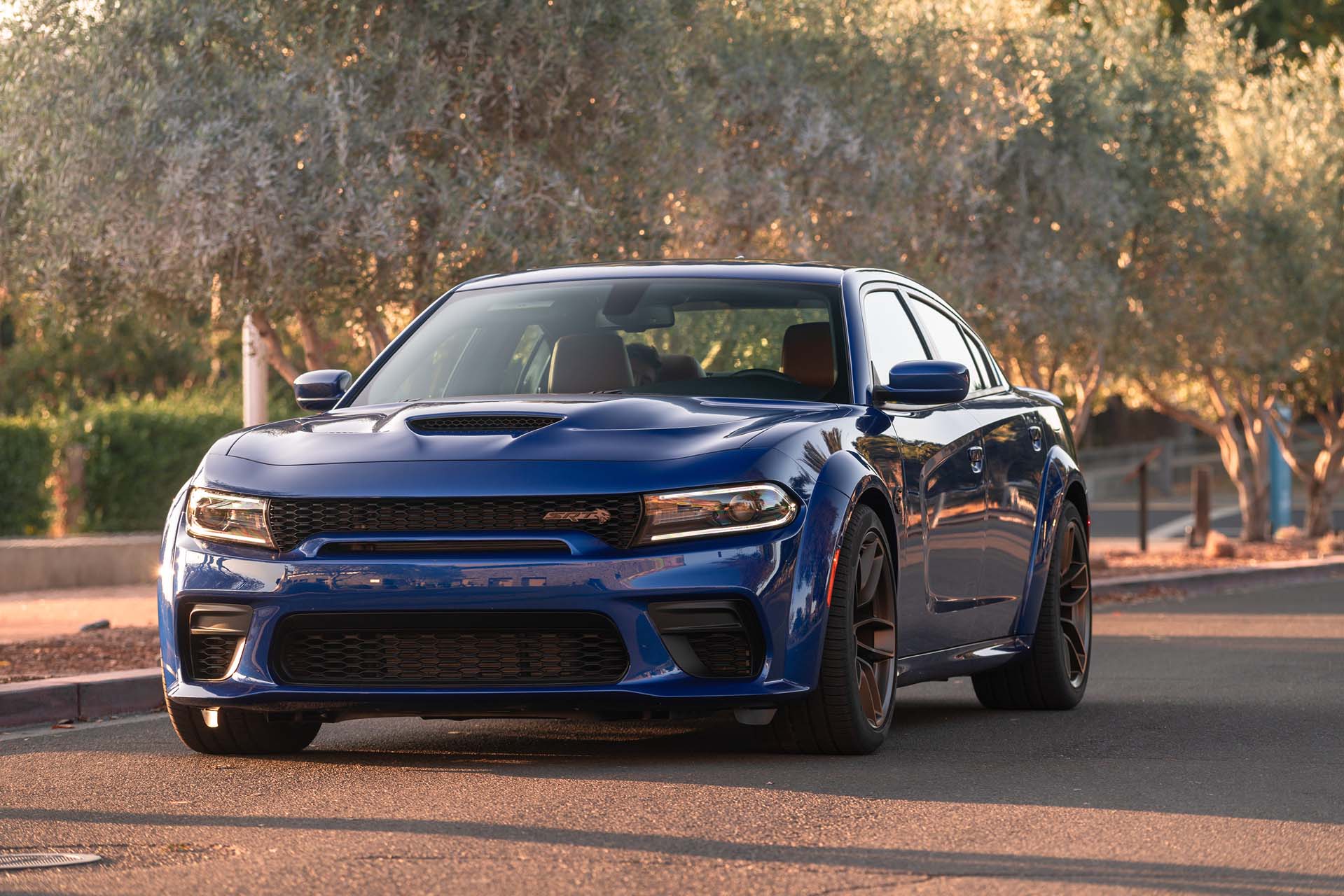 2020 Dodge Charger SRT Hellcat Widebody (Color: IndiGo Blue) Front Wallpapers #32 of 183
