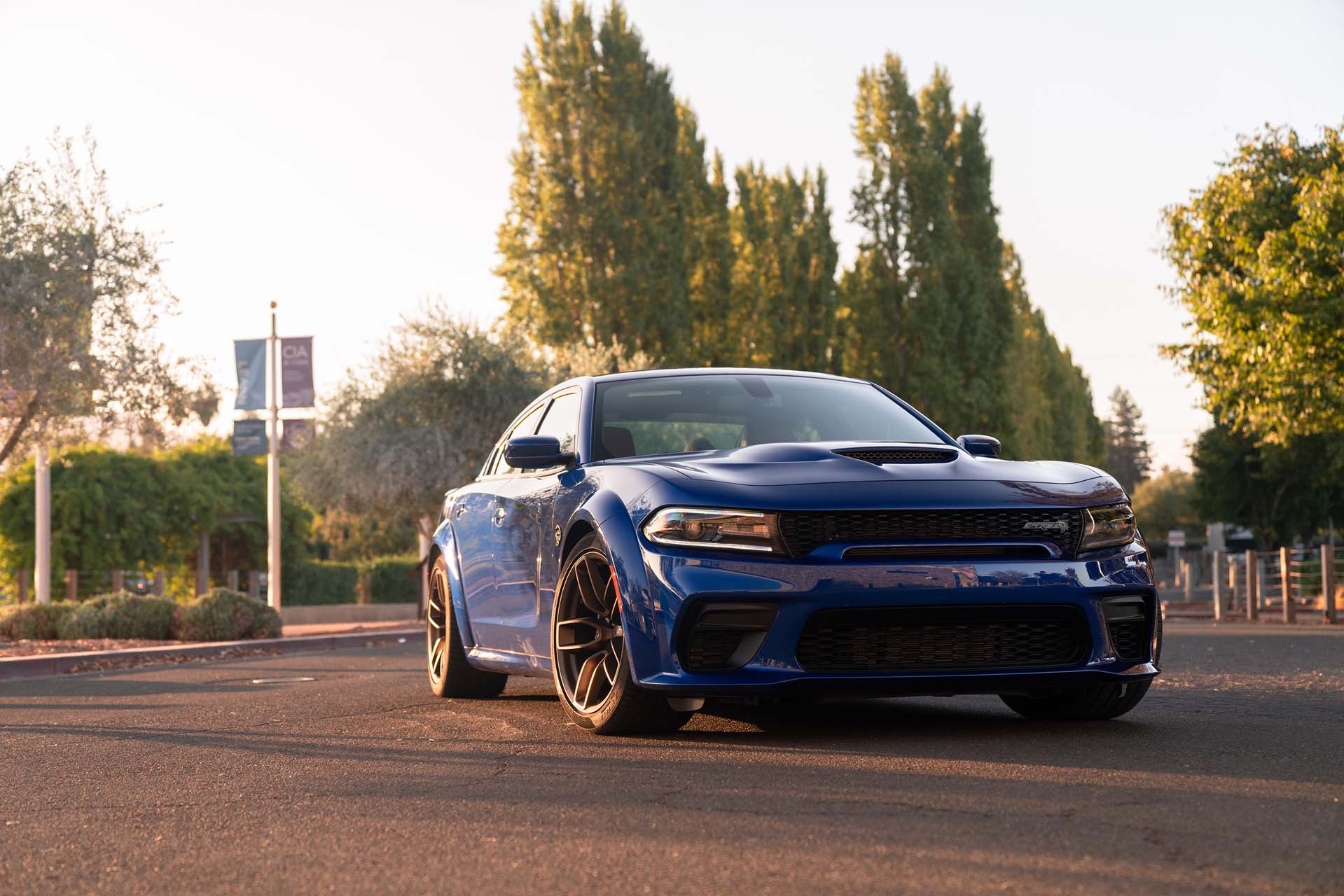 2020 Dodge Charger SRT Hellcat Widebody (Color: IndiGo Blue) Front Wallpapers #41 of 183