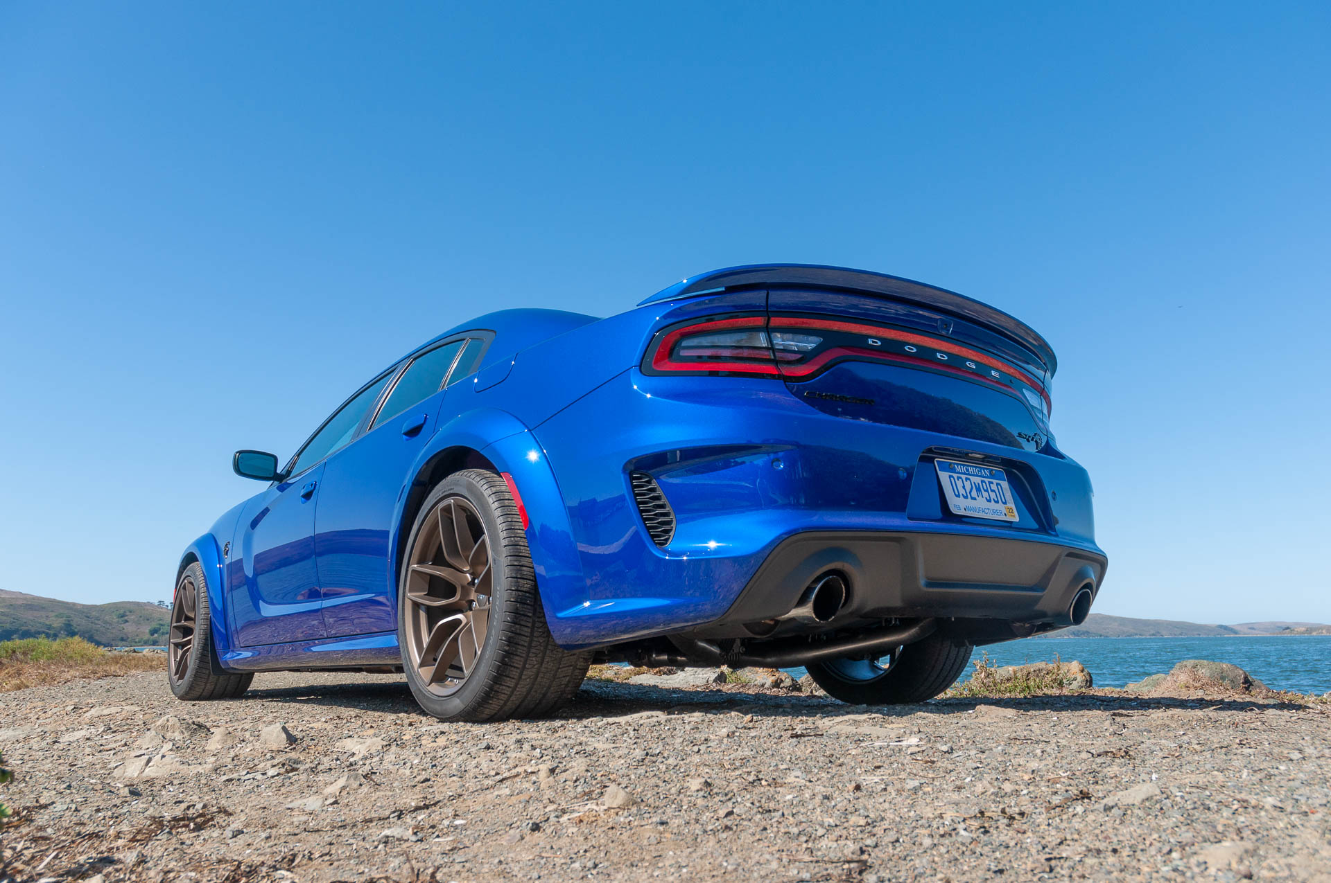 2020 Dodge Charger SRT Hellcat Widebody (Color: IndiGo Blue) Rear Three-Quarter Wallpapers #62 of 183