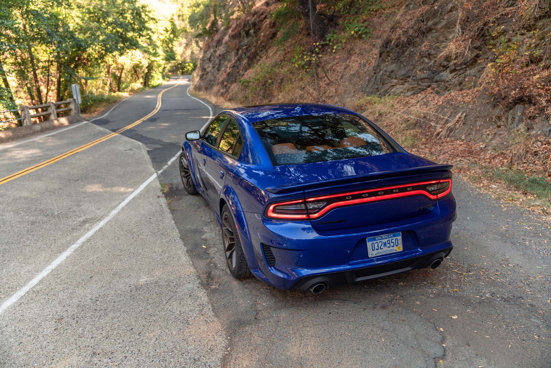 2020 Dodge Charger SRT Hellcat Widebody (Color: IndiGo Blue) Rear Three-Quarter Wallpapers #51 of 183