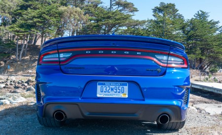 2020 Dodge Charger SRT Hellcat Widebody (Color: IndiGo Blue) Rear Wallpapers 450x275 (63)
