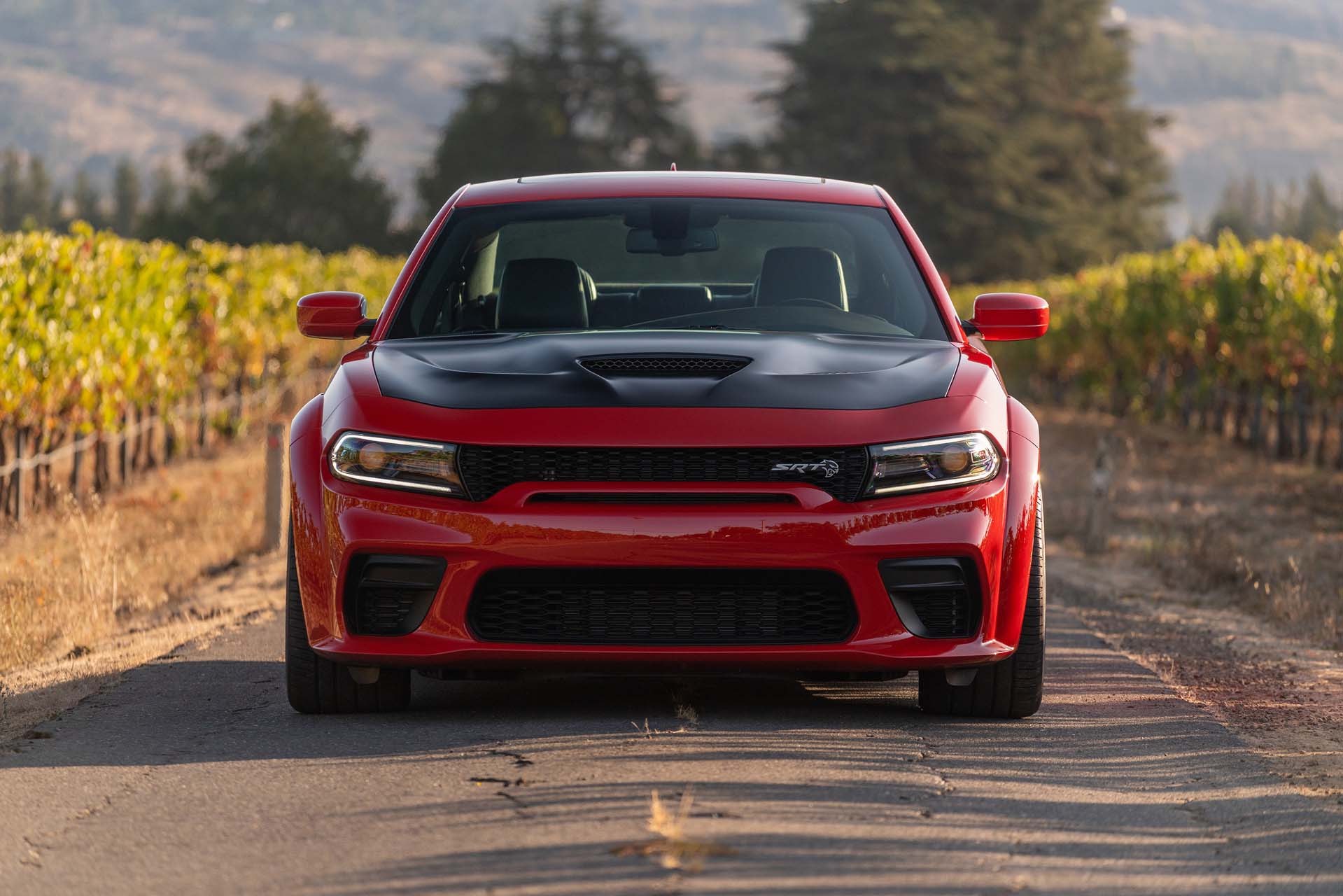 2020 Dodge Charger SRT Hellcat Widebody (Color: TorRed) Front Wallpapers #17 of 183