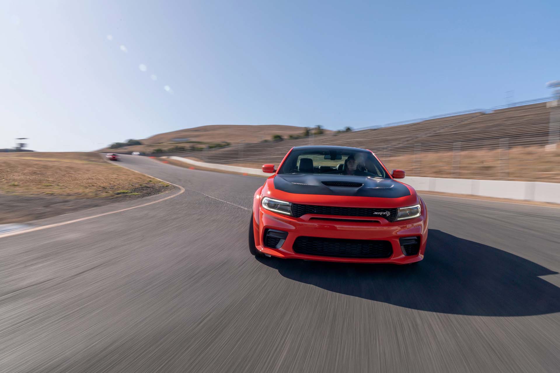 2020 Dodge Charger SRT Hellcat Widebody (Color: TorRed) Front Wallpapers (4)