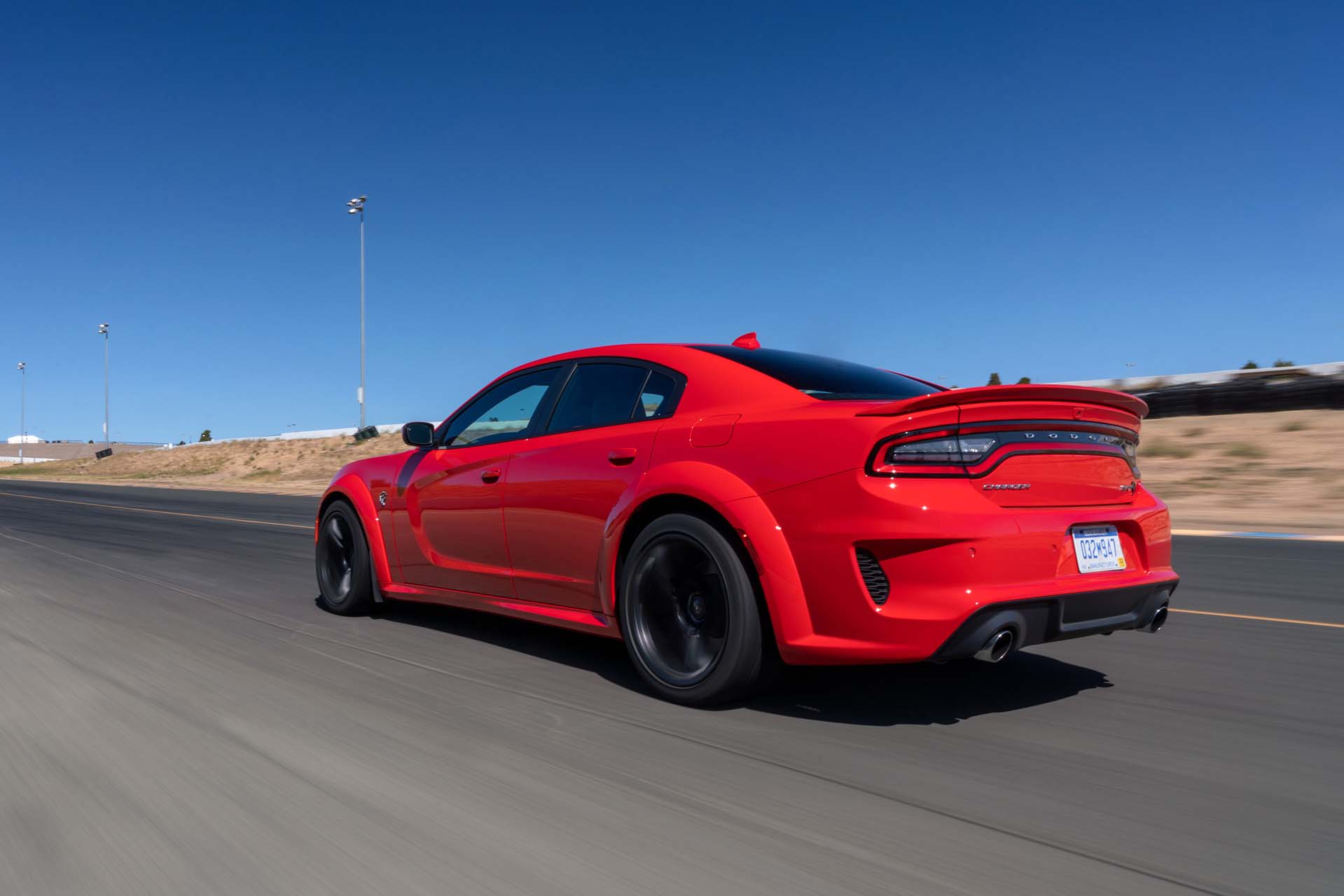 2020 Dodge Charger SRT Hellcat Widebody (Color: TorRed) Rear Three-Quarter Wallpapers (8)