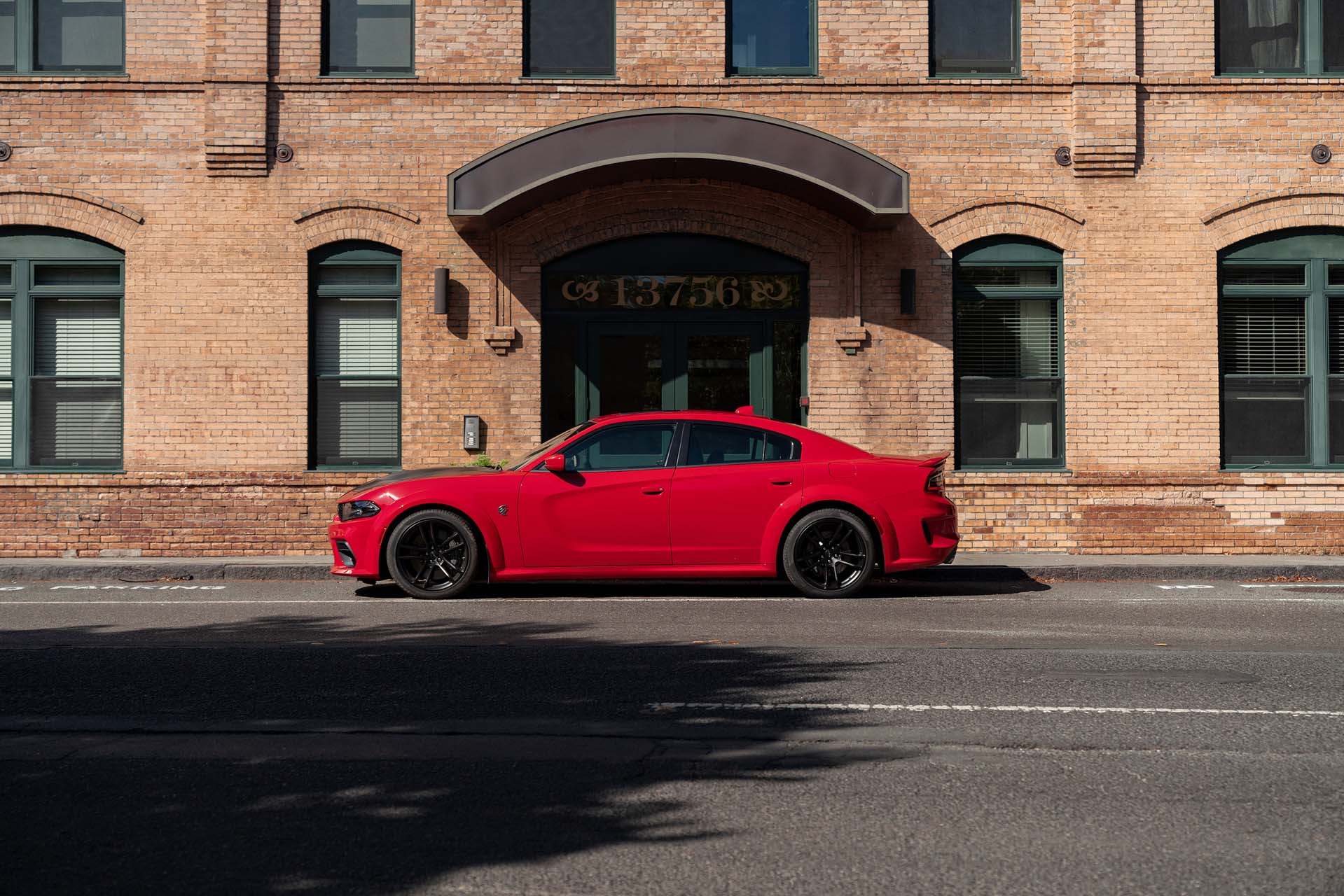 2020 Dodge Charger SRT Hellcat Widebody (Color: TorRed) Side Wallpapers #23 of 183
