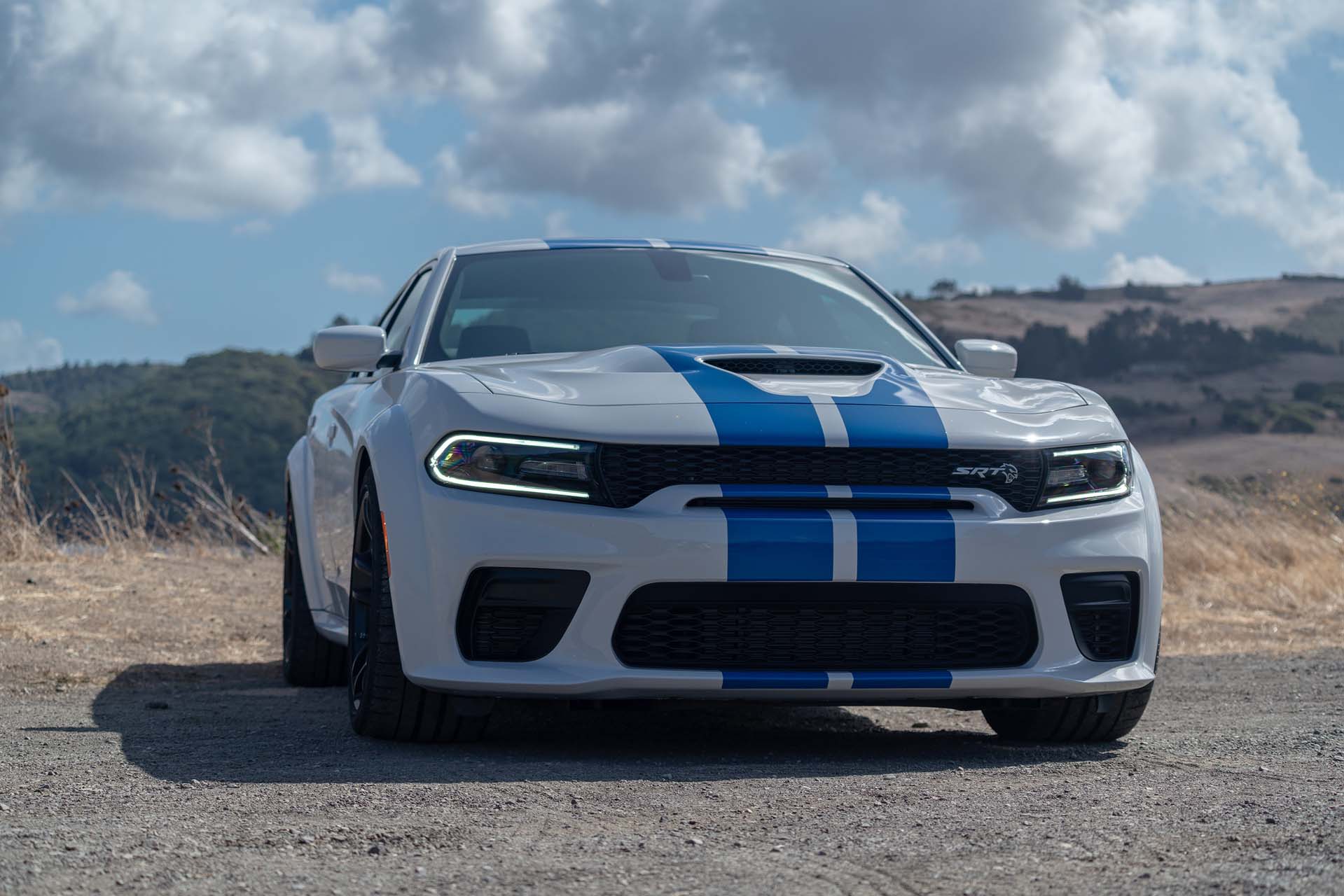 2020 Dodge Charger SRT Hellcat Widebody (Color: White Knuckle) Front Wallpapers #85 of 183