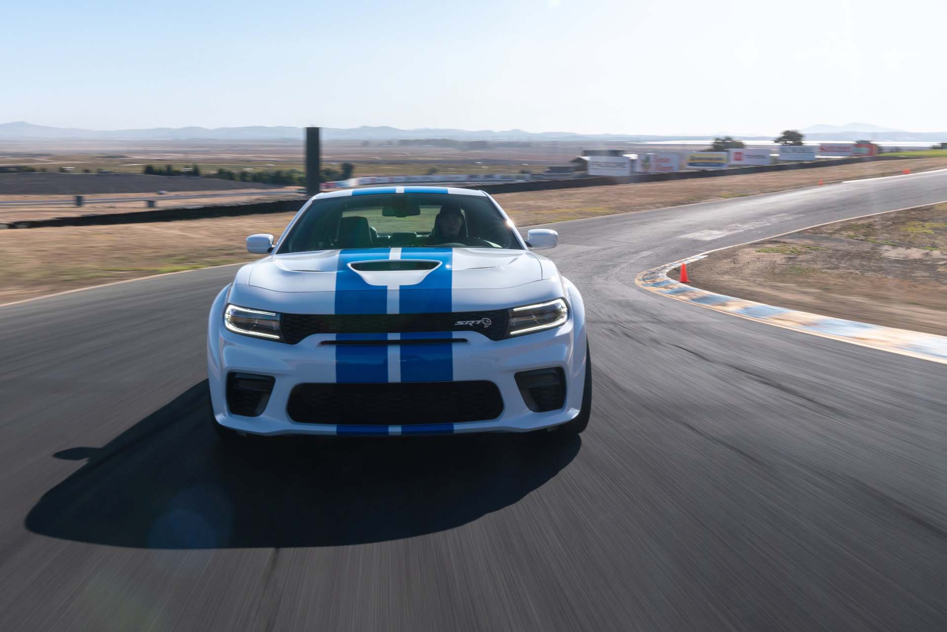 2020 Dodge Charger SRT Hellcat Widebody (Color: White Knuckle) Front Wallpapers #73 of 183