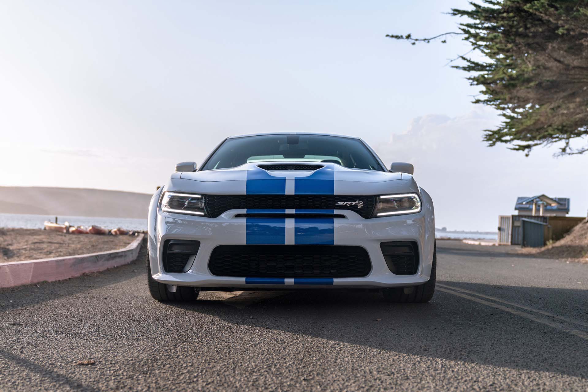 2020 Dodge Charger SRT Hellcat Widebody (Color: White Knuckle) Front Wallpapers #87 of 183