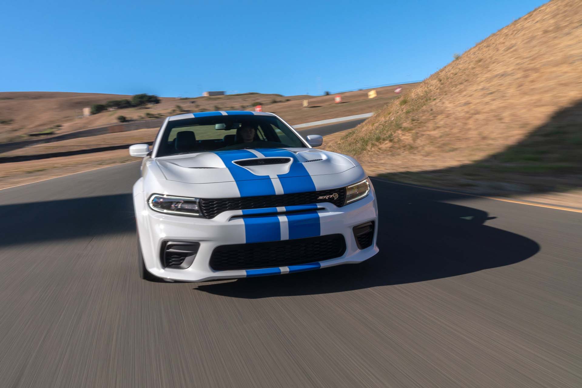 2020 Dodge Charger SRT Hellcat Widebody (Color: White Knuckle) Front Wallpapers #74 of 183