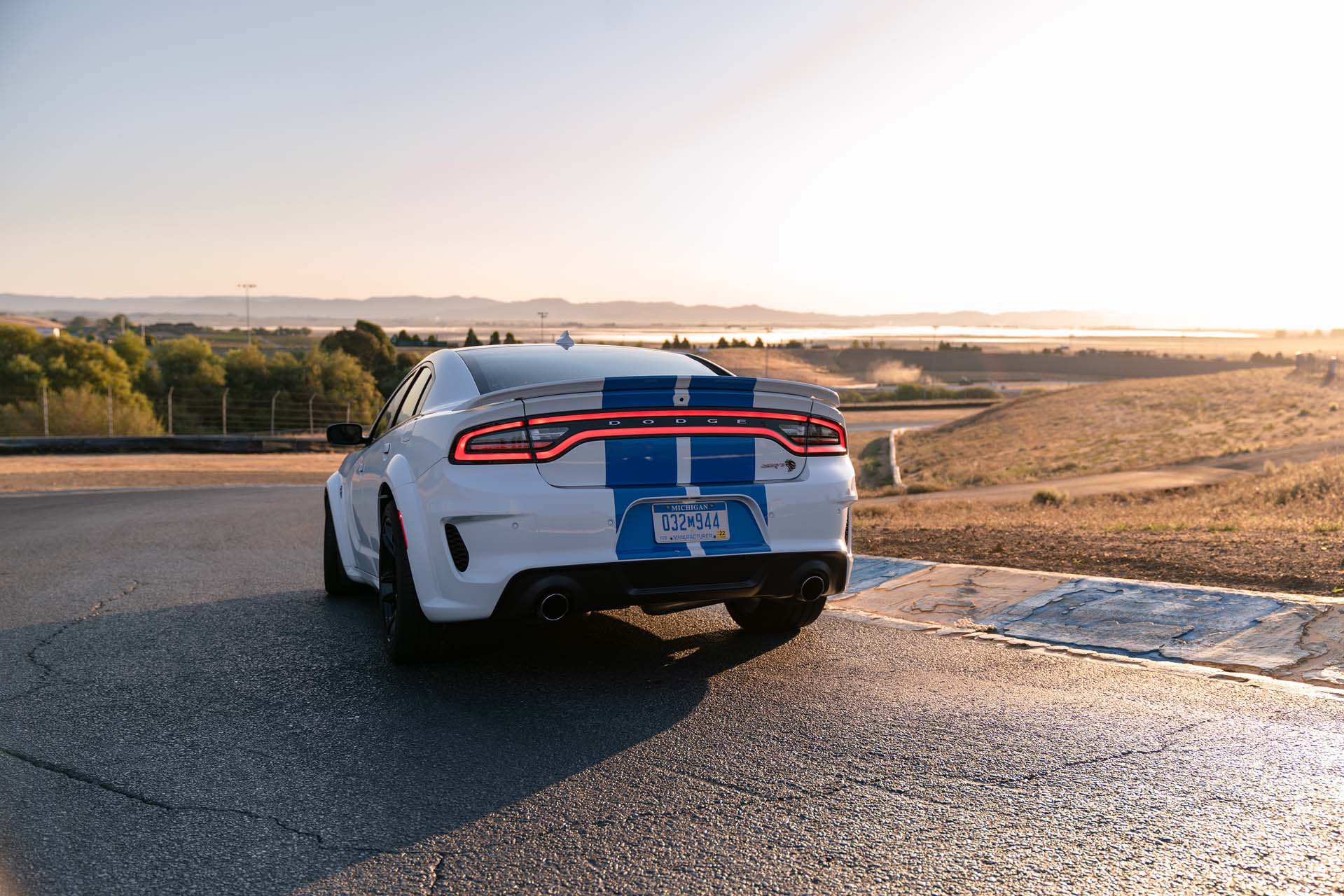 2020 Dodge Charger SRT Hellcat Widebody (Color: White Knuckle) Rear Wallpapers #95 of 183
