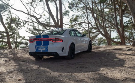 2020 Dodge Charger SRT Hellcat Widebody (Color: White Knuckle) Rear Wallpapers 450x275 (88)