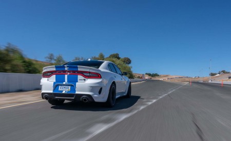 2020 Dodge Charger SRT Hellcat Widebody (Color: White Knuckle) Rear Wallpapers 450x275 (76)