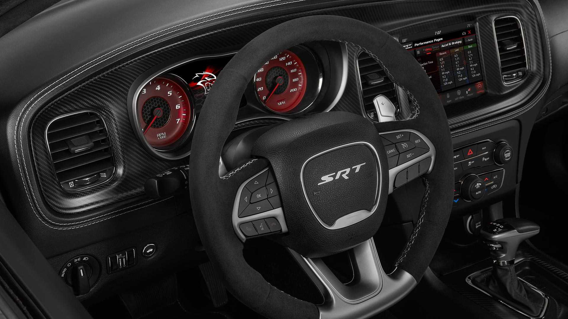 2020 Dodge Charger SRT Hellcat Widebody Interior Wallpapers #178 of 183