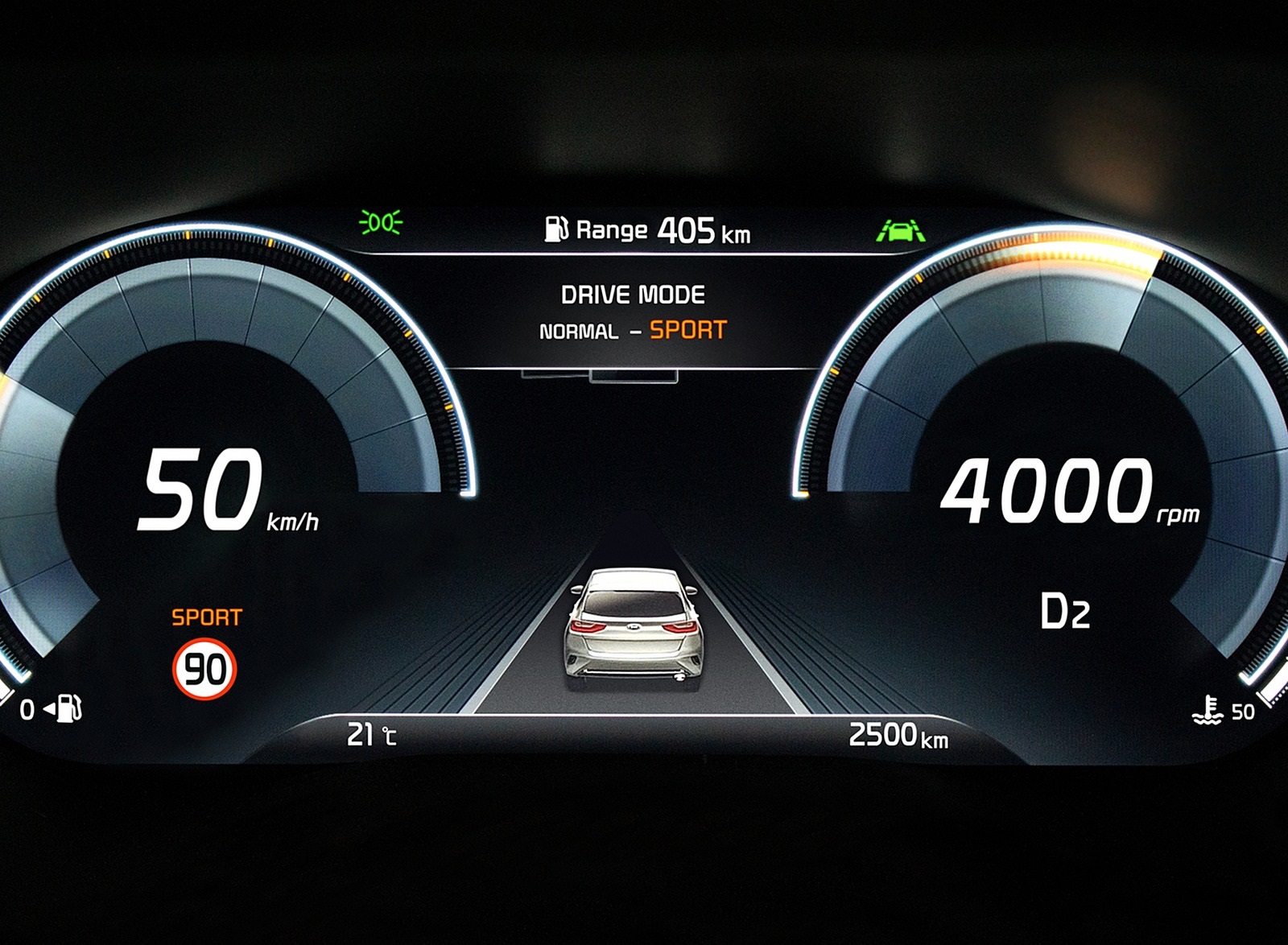 2020 Kia XCeed Digital Instrument Cluster Wallpapers #18 of 40