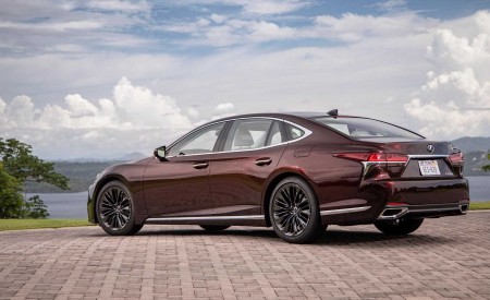 2020 Lexus LS 500 Inspiration Series Rear Three-Quarter Wallpapers 450x275 (4)