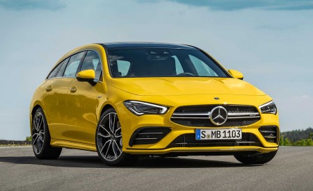 2020 Mercedes-AMG CLA 35 4MATIC Shooting Brake Front Three-Quarter Wallpapers 450x275 (11)