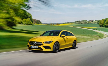 2020 Mercedes-AMG CLA 35 4MATIC Shooting Brake Front Three-Quarter Wallpapers 450x275 (4)