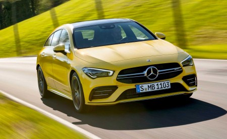 2020 Mercedes-AMG CLA 35 4MATIC Shooting Brake Front Wallpapers 450x275 (5)