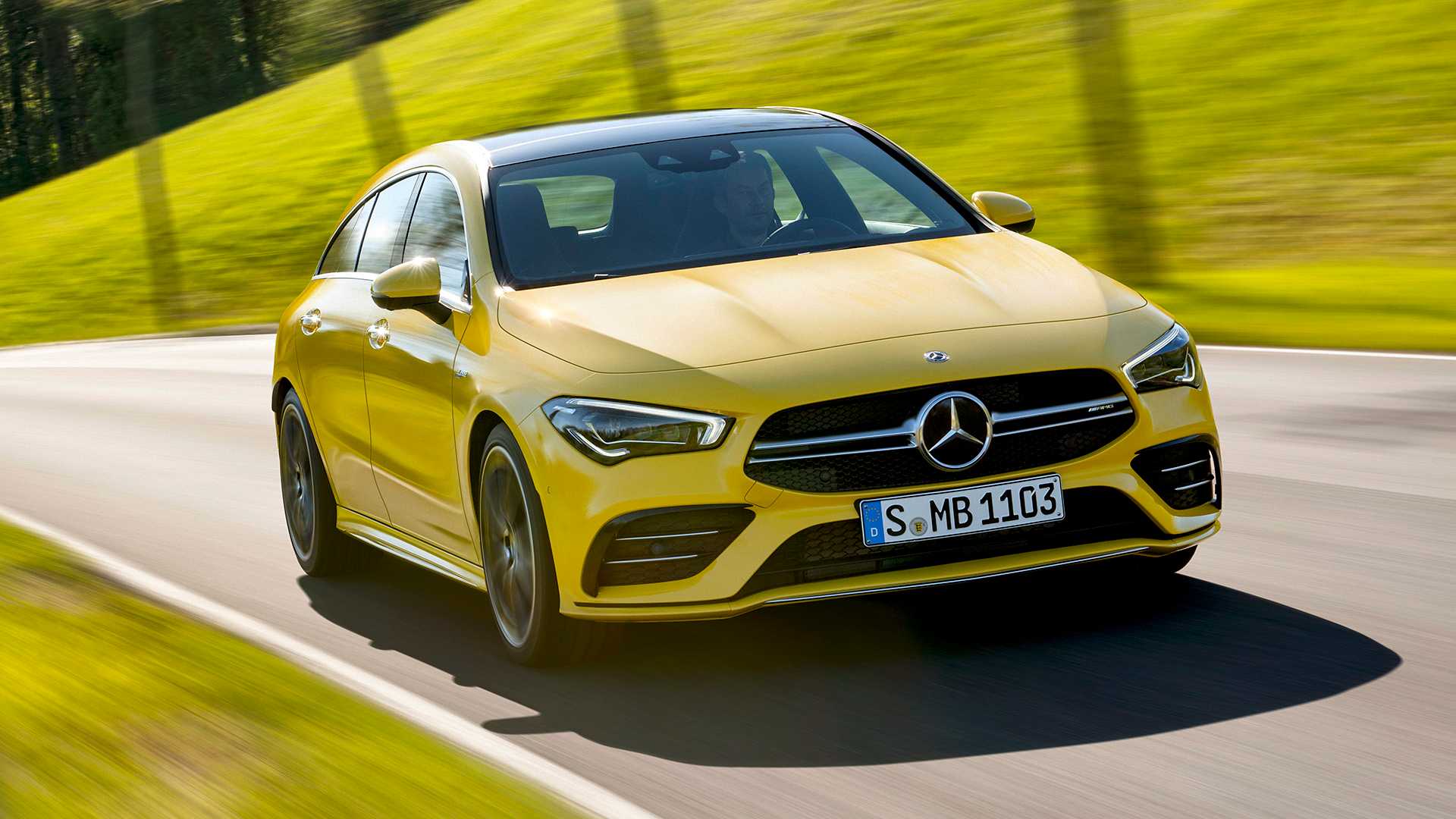 2020 Mercedes-AMG CLA 35 4MATIC Shooting Brake Front Wallpapers (5)