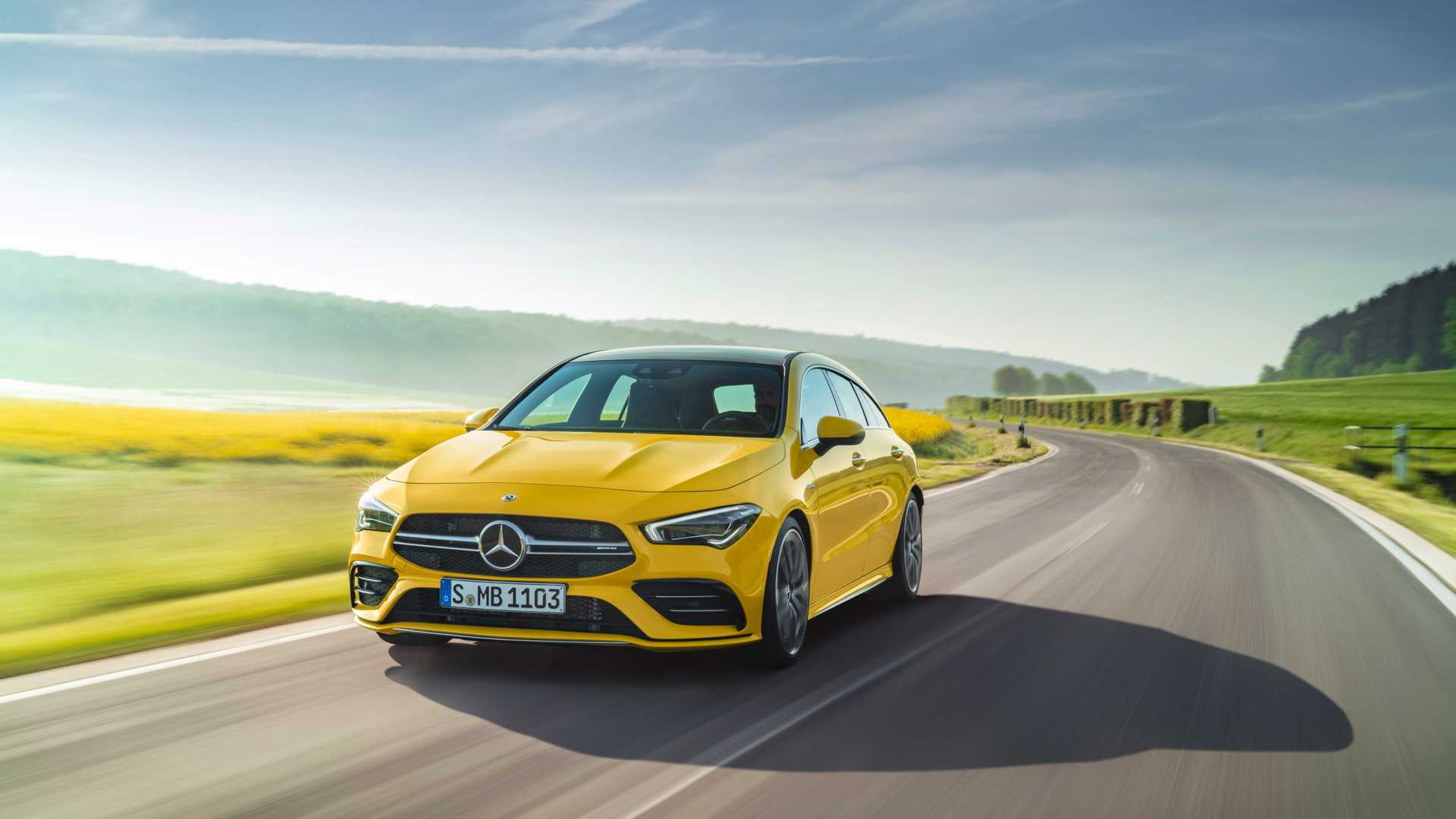 2020 Mercedes-AMG CLA 35 4MATIC Shooting Brake Front Wallpapers (1)