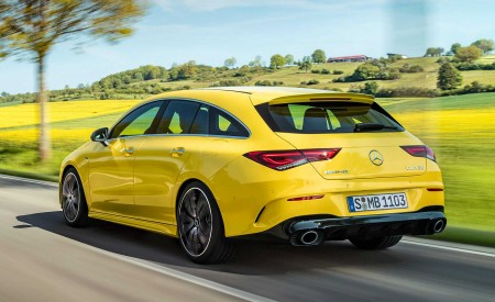 2020 Mercedes-AMG CLA 35 4MATIC Shooting Brake Rear Three-Quarter Wallpapers 450x275 (7)