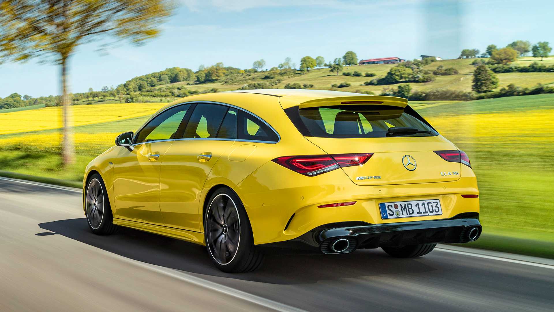 2020 Mercedes-AMG CLA 35 4MATIC Shooting Brake Rear Three-Quarter Wallpapers (7)