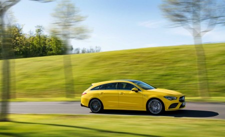 2020 Mercedes-AMG CLA 35 4MATIC Shooting Brake Side Wallpapers 450x275 (9)