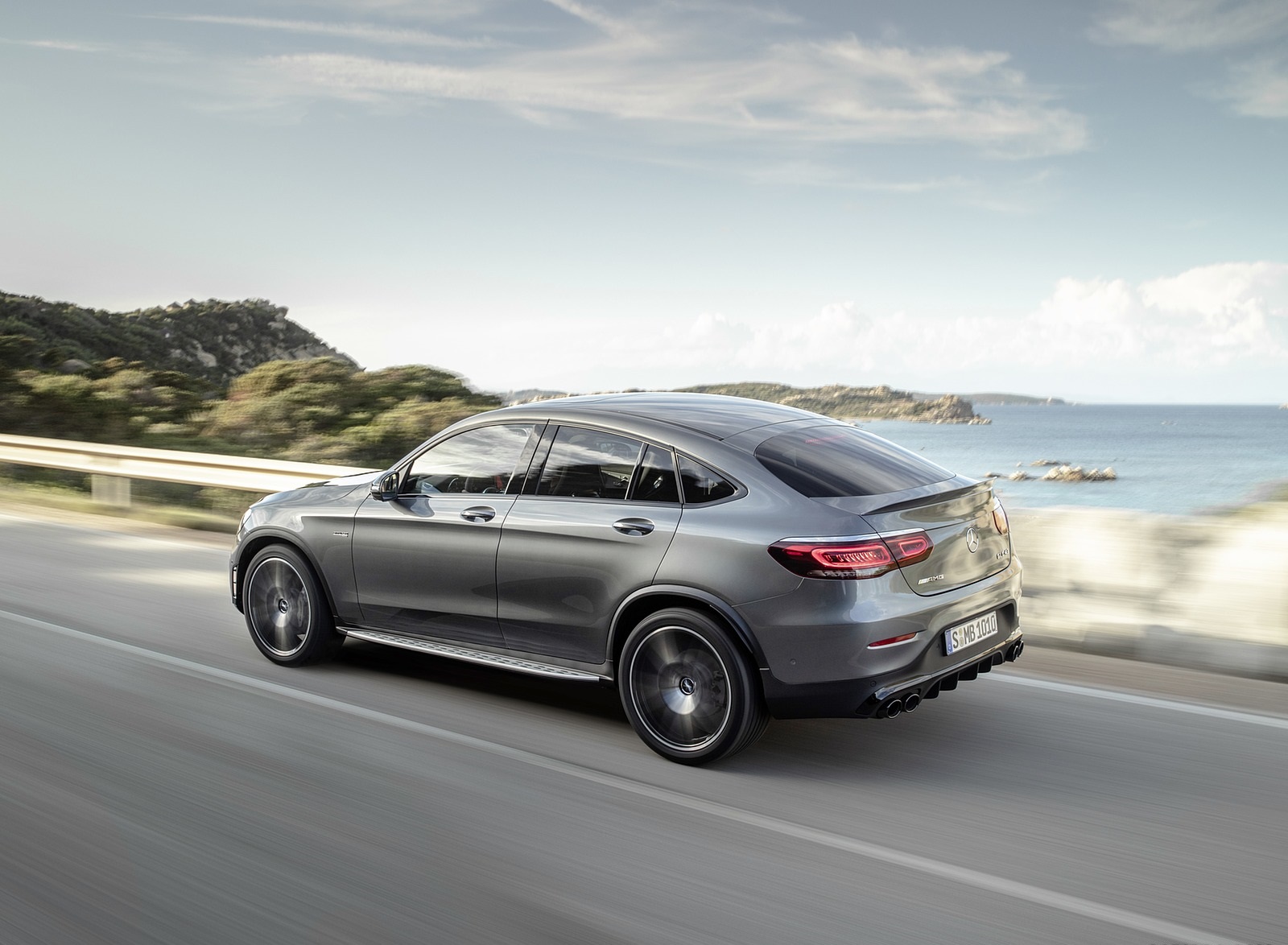 2020 Mercedes-AMG GLC 43 4MATIC Coupe Rear Three-Quarter Wallpapers (6)