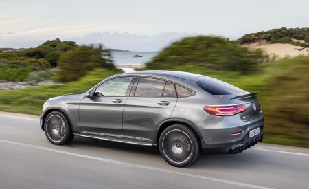 2020 Mercedes-AMG GLC 43 4MATIC Coupe Rear Three-Quarter Wallpapers 450x275 (8)