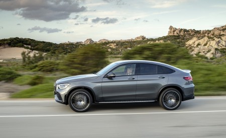 2020 Mercedes-AMG GLC 43 4MATIC Coupe Side Wallpapers 450x275 (9)