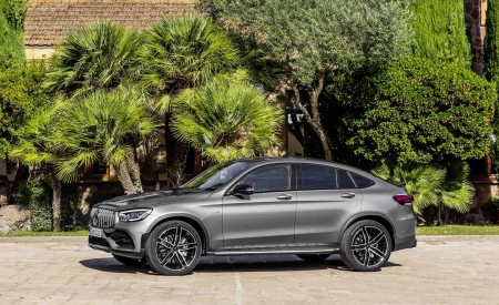 2020 Mercedes-AMG GLC 43 4MATIC Coupe Side Wallpapers 450x275 (19)